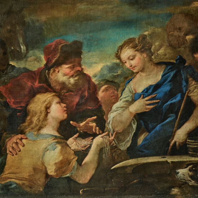 Luca Giordano — Ребекка в поисках