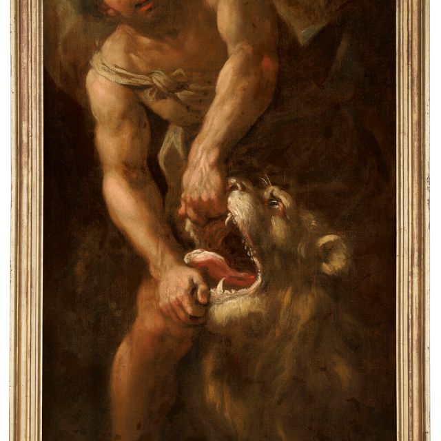 Luca Giordano — Самсон и лев