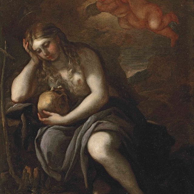 Luca Giordano — Кающаяся Мария Магдалина