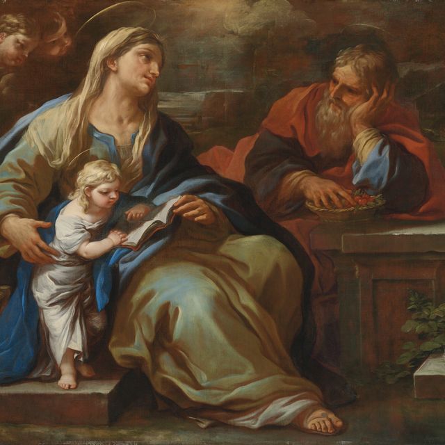 Luca Giordano — Воспитание Пресвятой Девы
