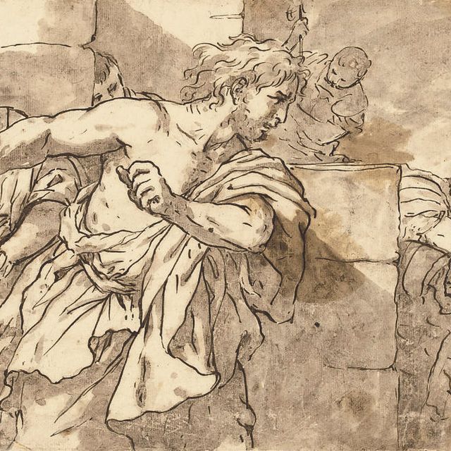 Luca Giordano — Самсон и филистимляне
