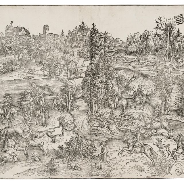 Lucas Cranach the Elder — Охота на оленя