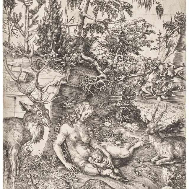 Lucas Cranach the Elder — Покаяние святого Иоанна Златоуста