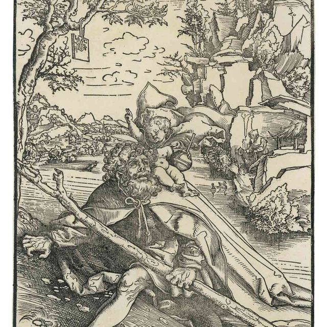 Lucas Cranach the Elder — Святой Христофор (холл, 79)