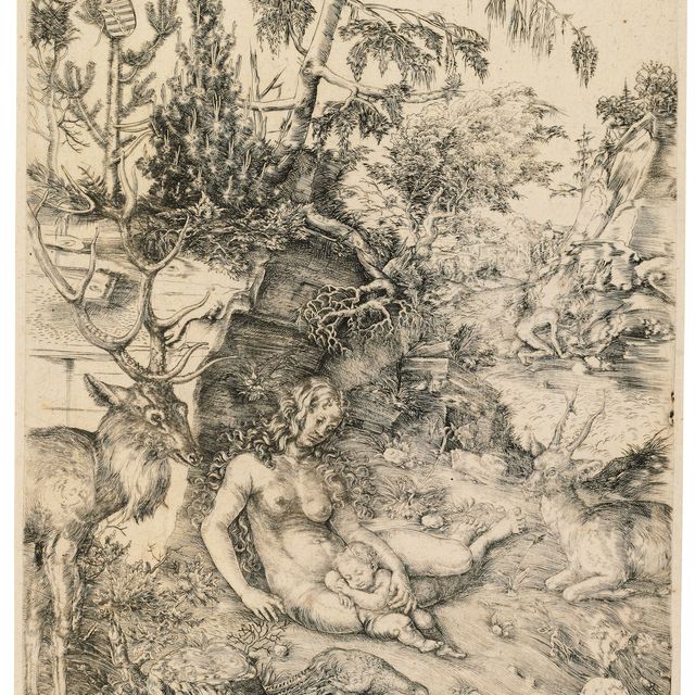 Lucas Cranach the Elder — Покаяние святого Иоанна Златоуста