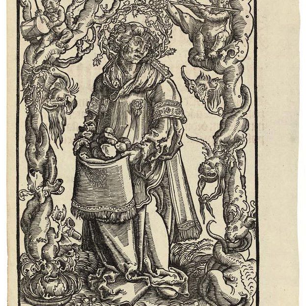 Lucas Cranach the Elder — Святой Стефан, из Миссале Патавиенсе, Вена, Й. Винтербургер, 1512 год (Холстейн, 89)