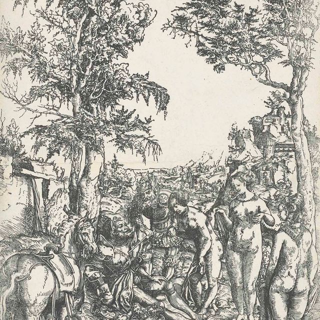 Lucas Cranach the Elder — Приговор Парижа