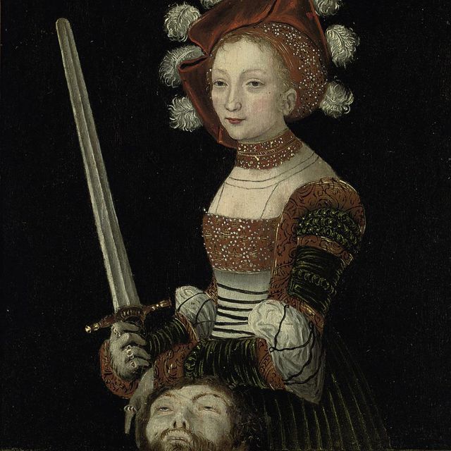 Lucas Cranach The Younger — Юдифь с головой Олоферна