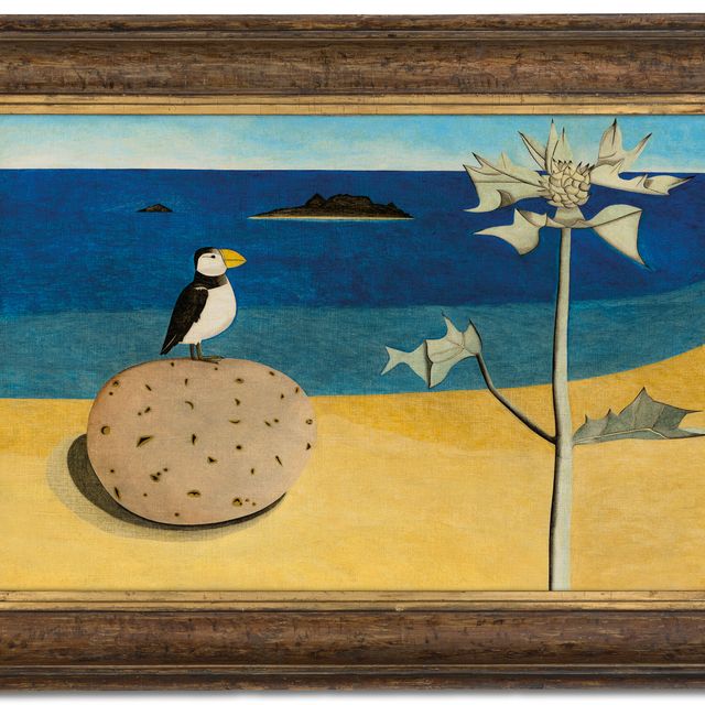 Lucian Freud — Пляжный пейзаж Силлона