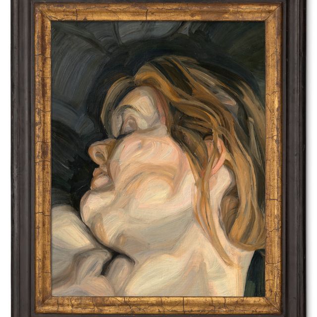 Lucian Freud — Спящая голова