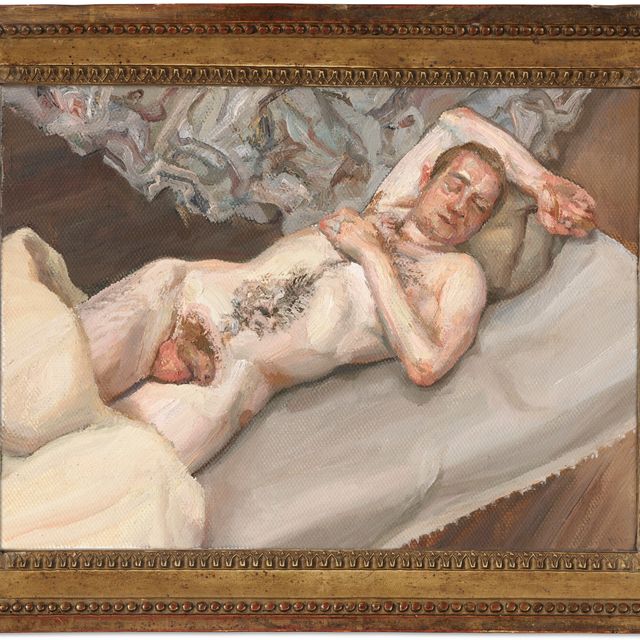Lucian Freud — Человек отдыхает