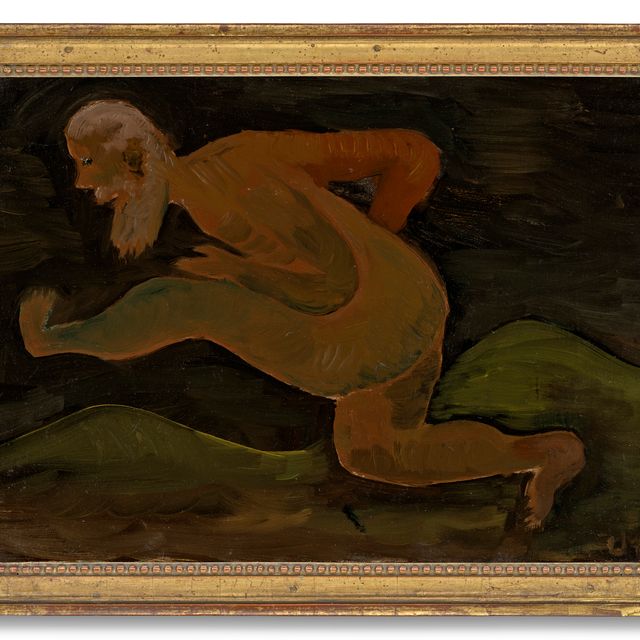 Lucian Freud — Старик Бежит