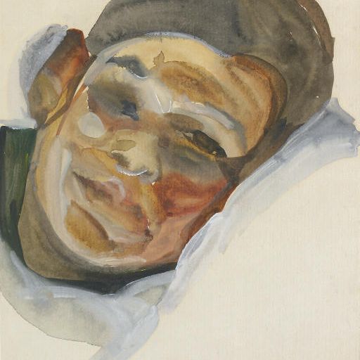 Lucian Freud — Голова ребенка II