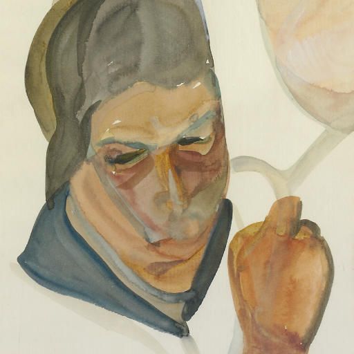 Lucian Freud — Голова отдыхающего ребенка II