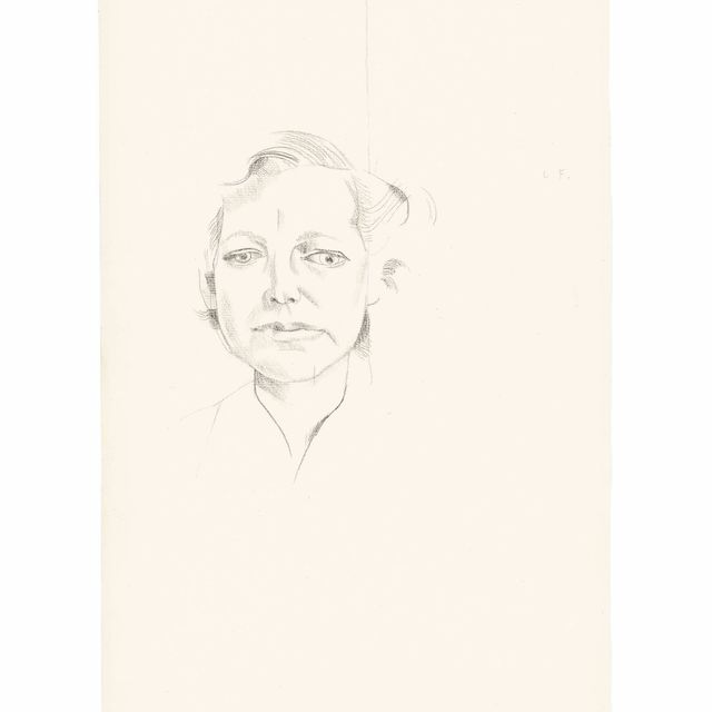 Lucian Freud — Голова женщины