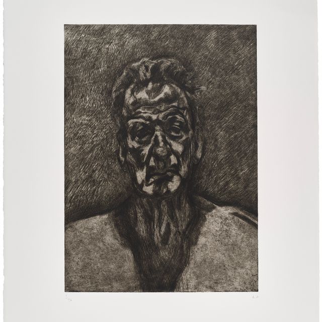 Lucian Freud — Автопортрет: отражение