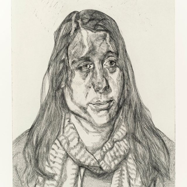 Lucian Freud — Портретная головка