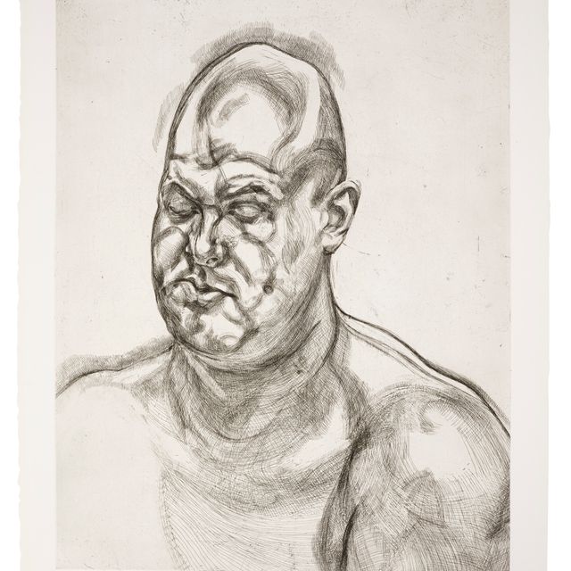 Lucian Freud — Большая голова