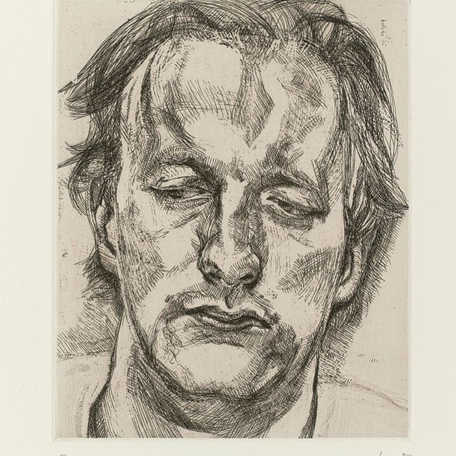 Lucian Freud — Голова мужчины