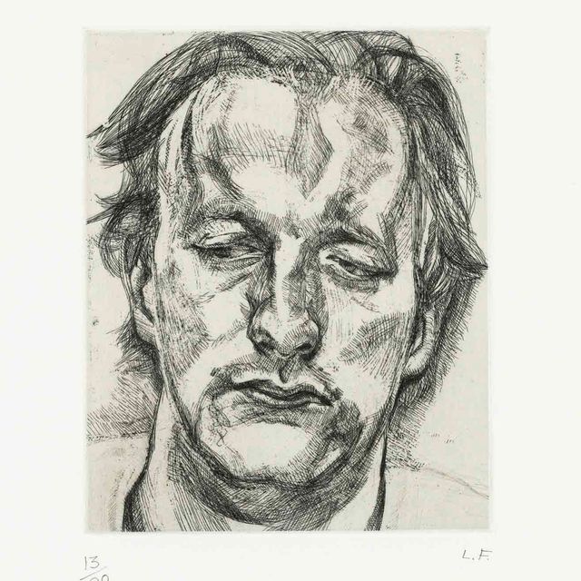 Lucian Freud — Голова мужчины