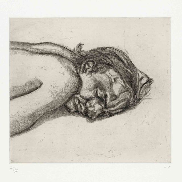 Lucian Freud — Человек отдыхает