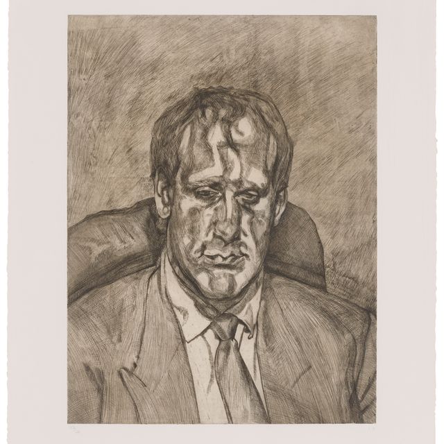 Lucian Freud — Голова ирландца