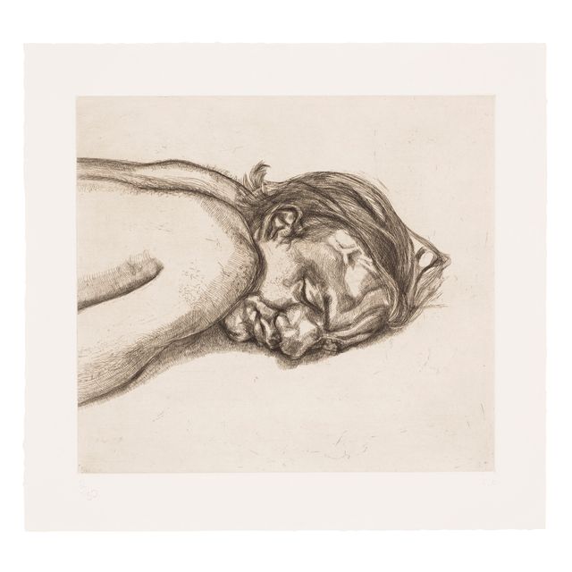 Lucian Freud — Человек отдыхает (состояние II)
