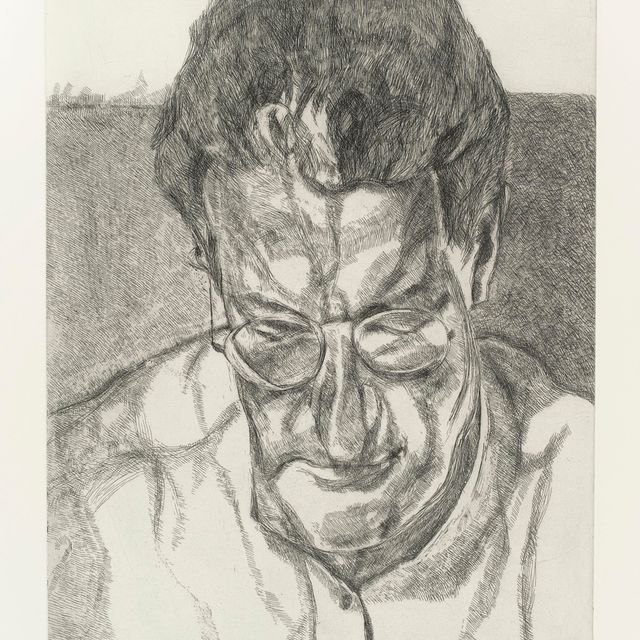 Lucian Freud — Врач художника