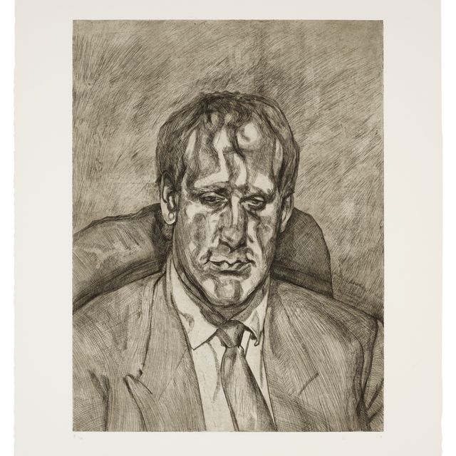 Lucian Freud — Голова ирландца