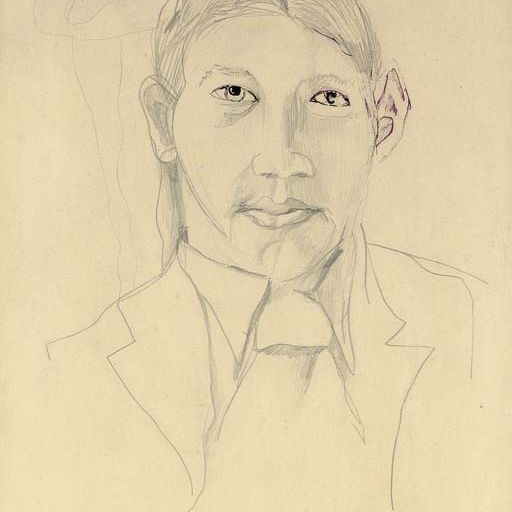 Lucian Freud — Портрет Джеймса Илиффа