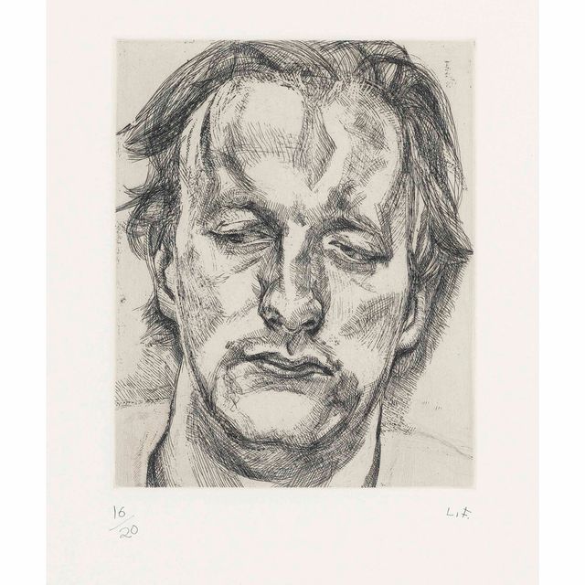 Lucian Freud — Голова мужчины