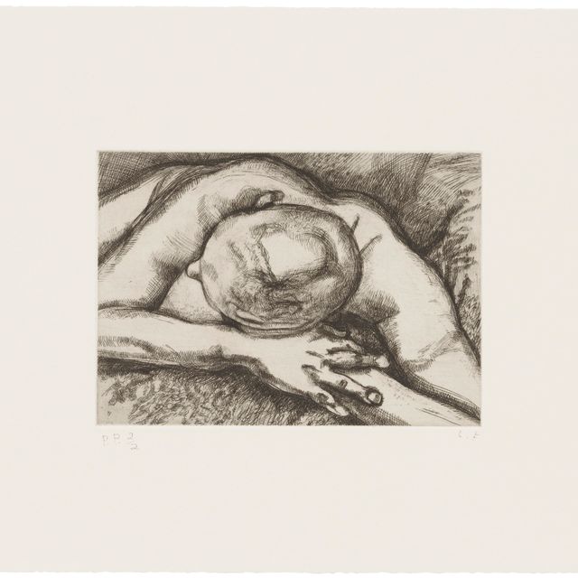 Lucian Freud — Лежащая фигура