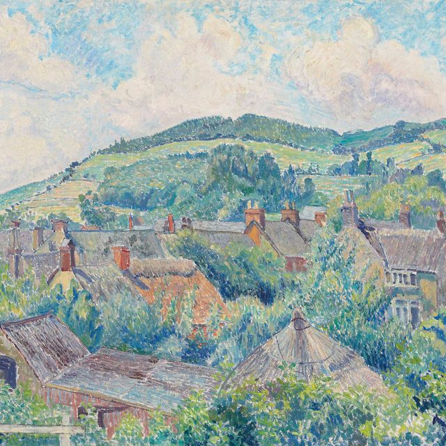 Lucien Pissarro — Деревня Чидок, графство Дорсет