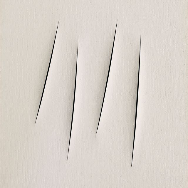 Lucio Fontana — Кончетто спациале, Аттезе