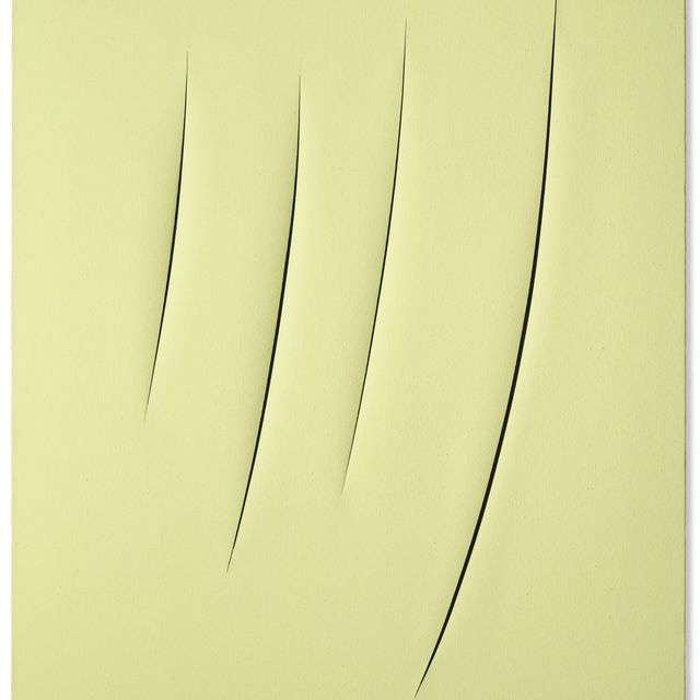 Lucio Fontana — Кончетто Спациале, Аттезе