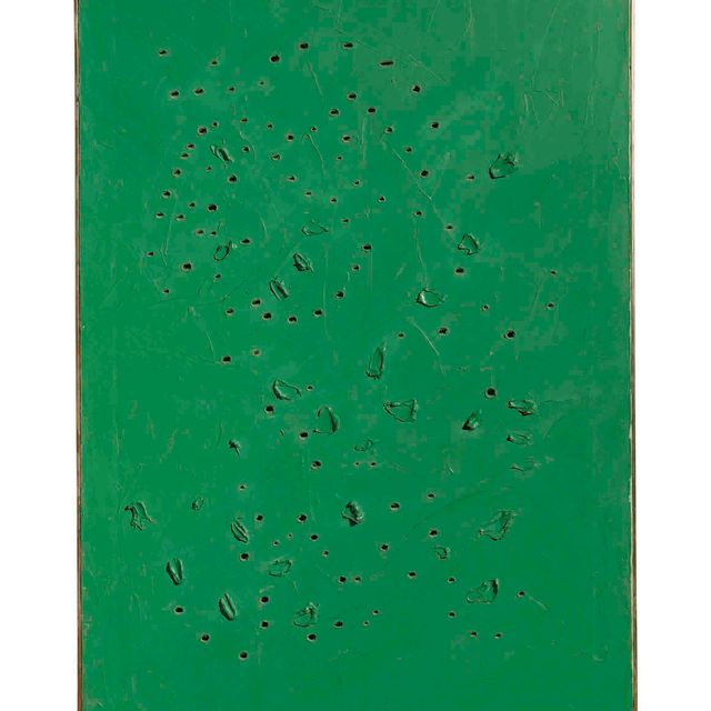 Lucio Fontana — Кончетто в напряжении