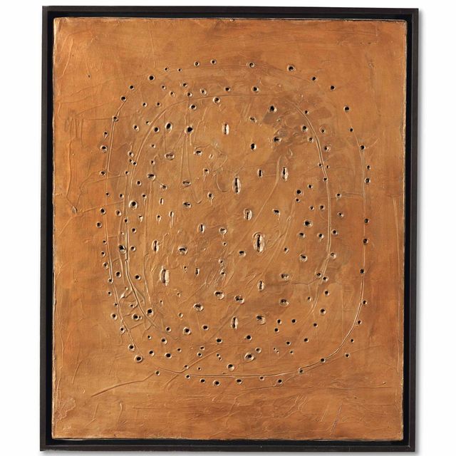 Lucio Fontana — Кончетто в напряжении