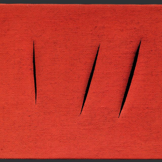 Lucio Fontana — Кончетто спациале, [Аттезе]