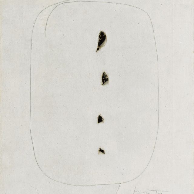 Lucio Fontana — Кончетто в напряжении