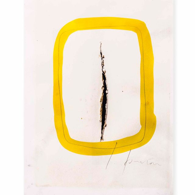 Lucio Fontana — Кончетто спациале