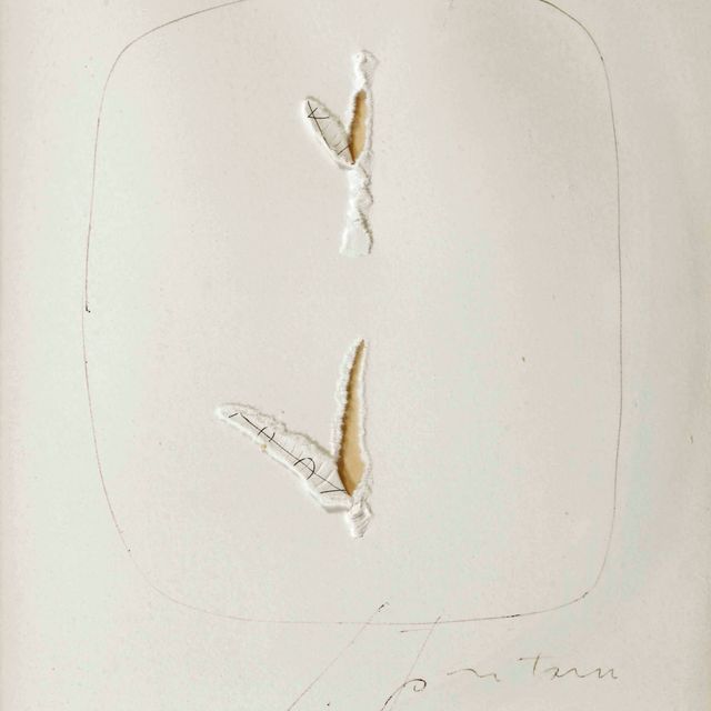 Lucio Fontana — Кончетто в напряжении