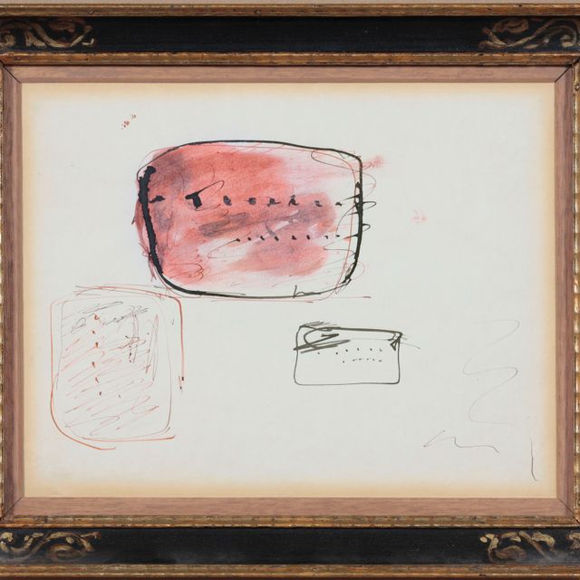 Lucio Fontana — Studi per Concetto spaziale (Учеба для Кончетто спазиале)