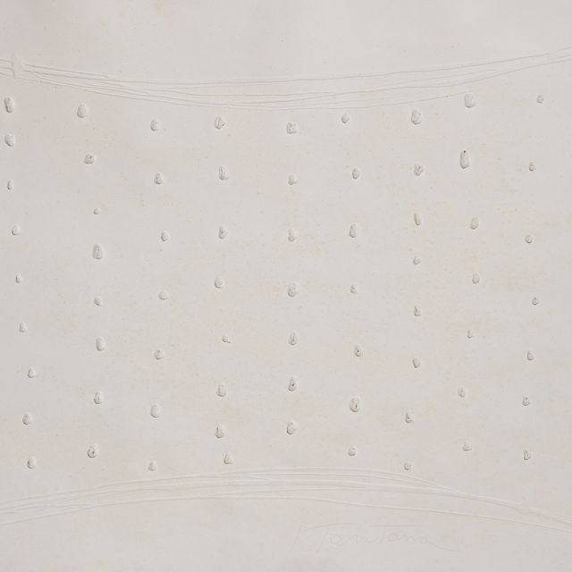 Lucio Fontana — Кончетто в напряжении