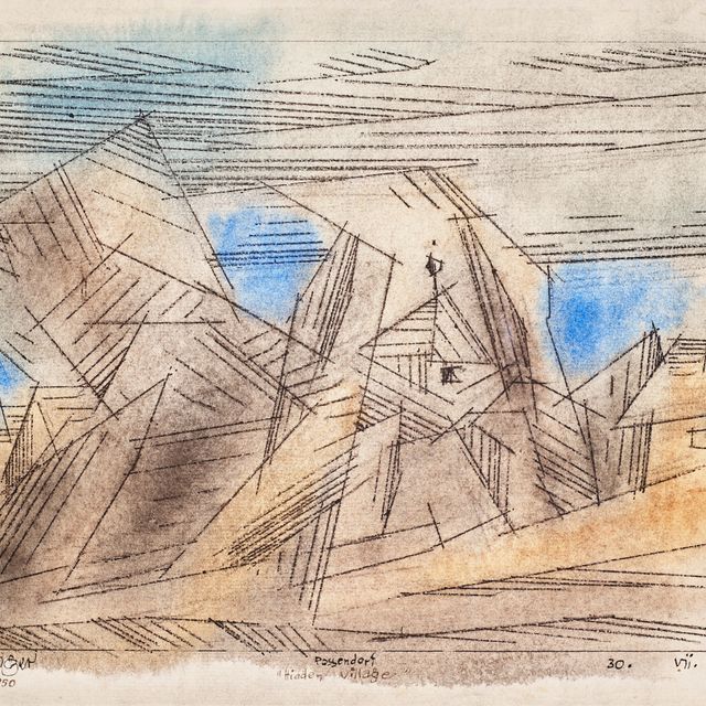 Lyonel Feininger — Поссендорф - "Скрытая деревня"