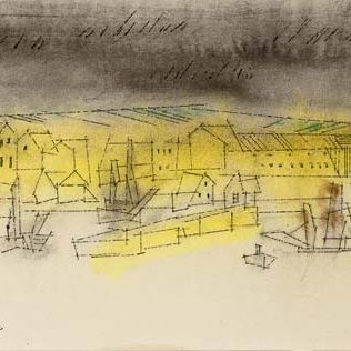 Lyonel Feininger — Без названия (Хафен)
