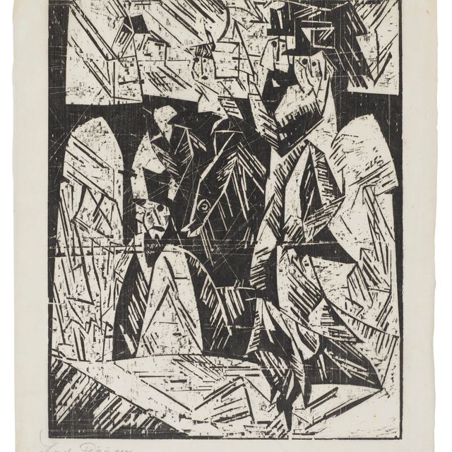 Lyonel Feininger — Spaziergänger (набережная)