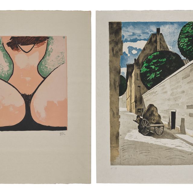 Man Ray — Две гравюры художника