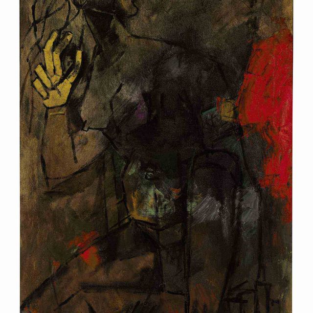 Maqbool Fida Husain — Без названия (Обнаженная)