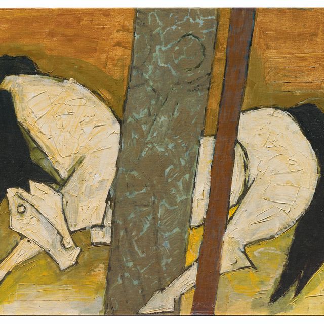 Maqbool Fida Husain — Без названия (Лошадь)