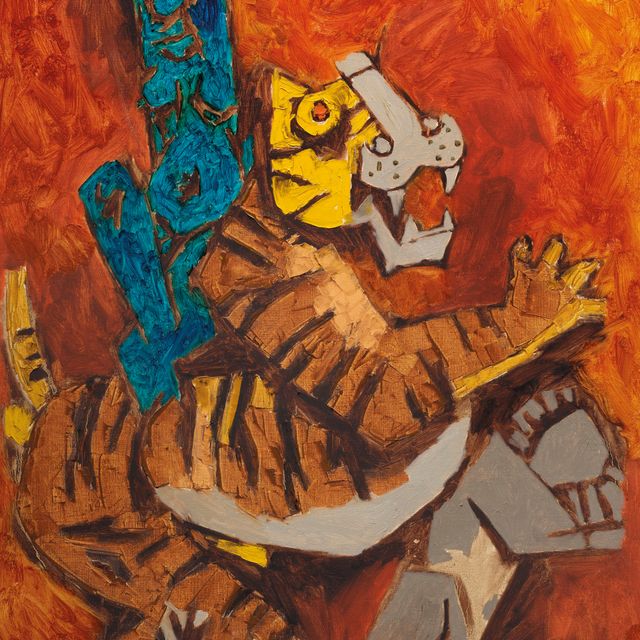 Maqbool Fida Husain — Дурга